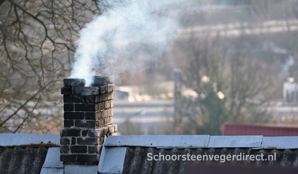 Schoorsteen frezen creosoot verwijderen