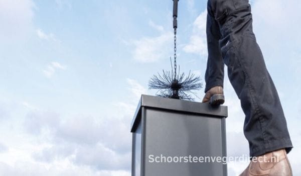 Schoorsteenveegset gebruiken